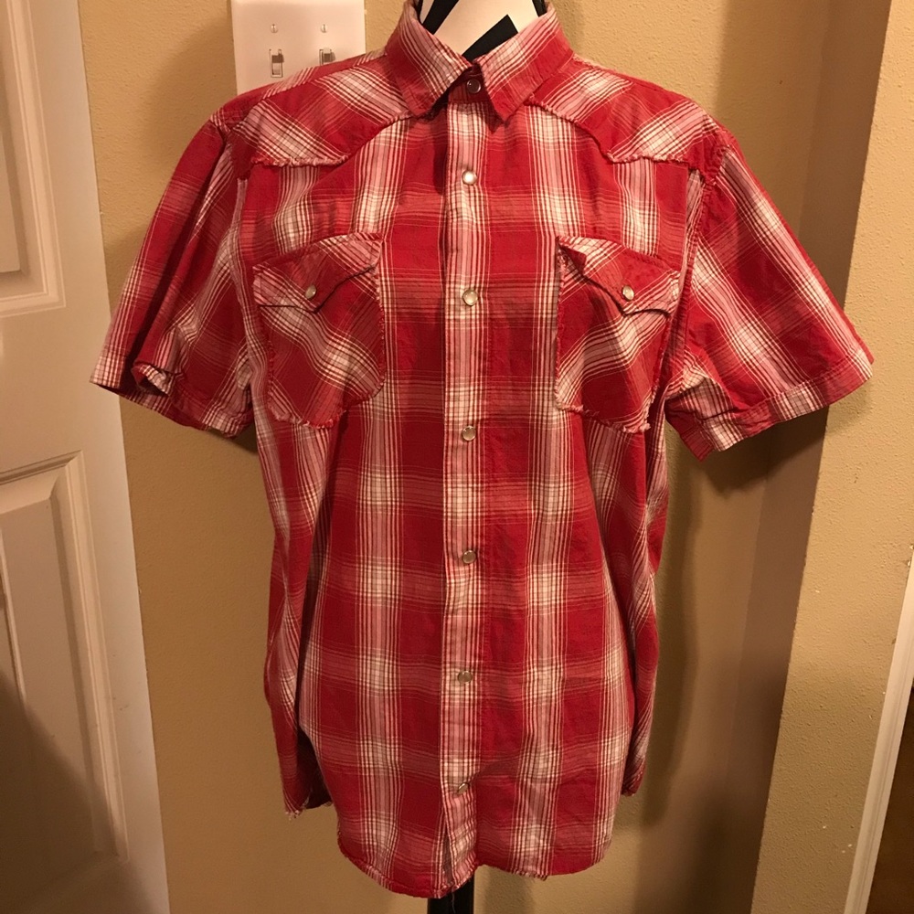 Urban Pipeline pearl snap button up.